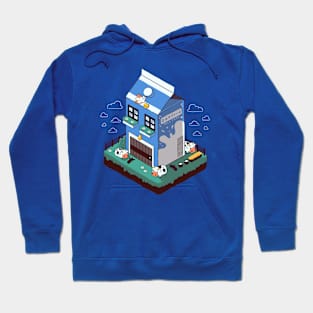 Milk Farm Kawaii Game by Tobe Fonseca Hoodie